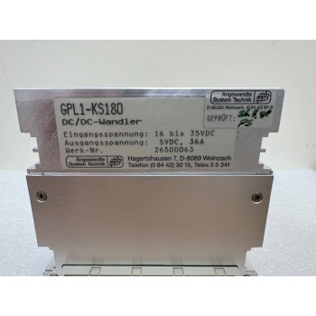 AST ANGEWANDTE SYSTEM TECHNIK GPL1-KS180 5VDC 36A DC-DC Wandler